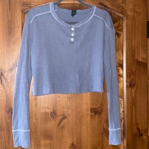 dark grey waffle shirt